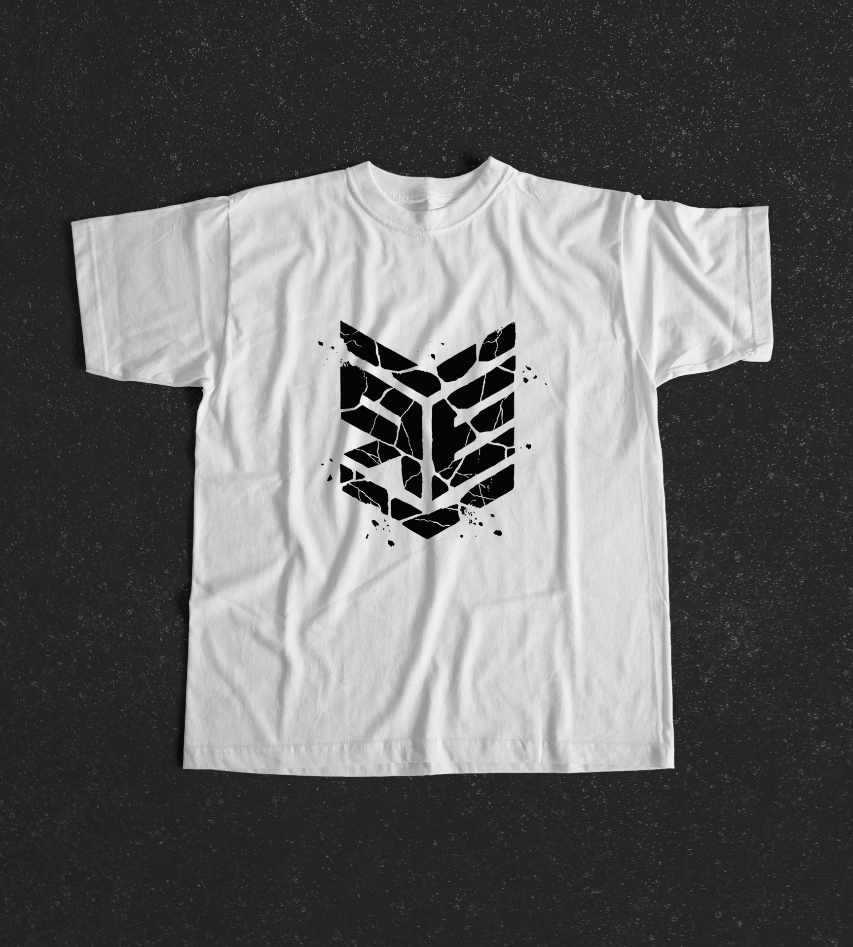 camiseta blanca logo